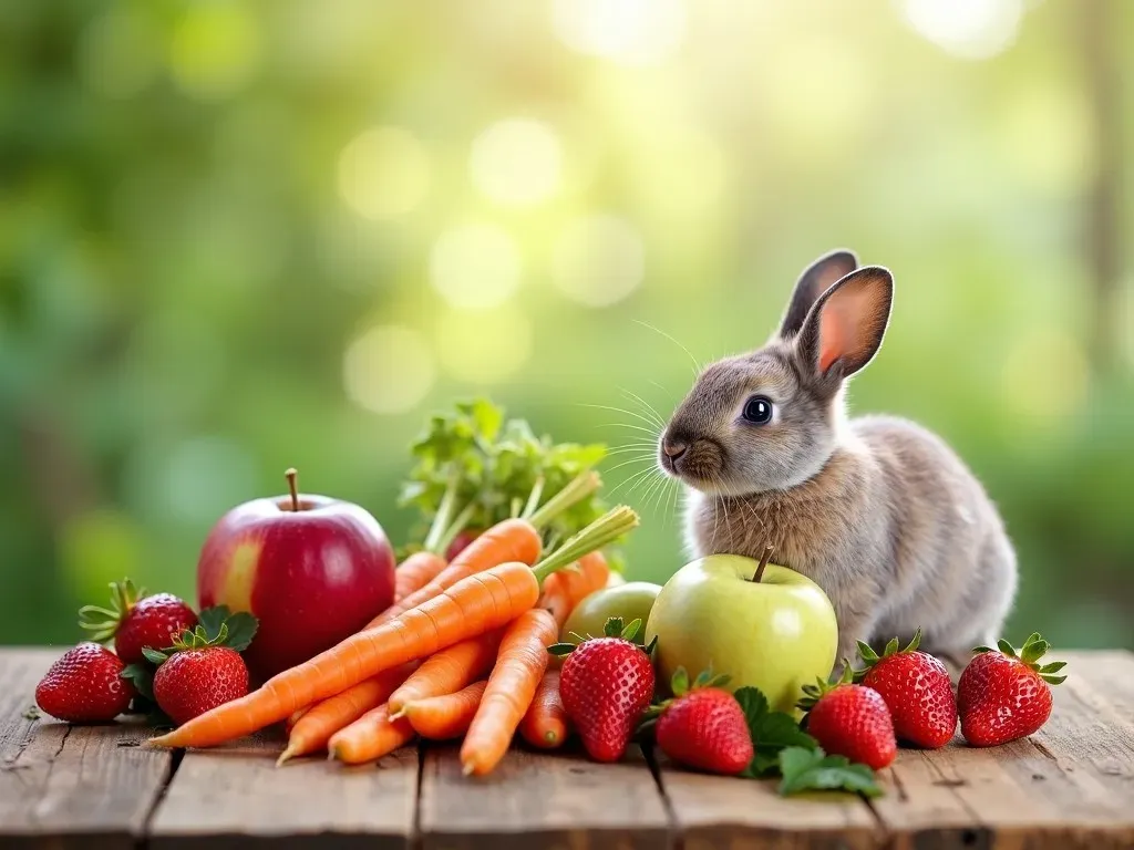 Frutas para conejos